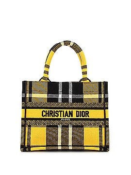 Christian Dior Book Tote Tartan Check Canvas Small (view 1)