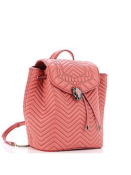Bvlgari Serpenti Forever Backpack Quilted Leather Medium (view 2)