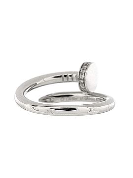Cartier Juste un Clou Ring 18K White Gold with Diamonds (view 2)