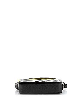 OFF-WHITE Binder Clip Flap Bag Striped Leather Mini (view 2)