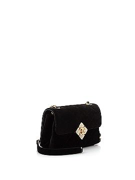 Chanel Diamond Lock CC Flap Bag Quilted Velvet with Crystals Mini (view 2)