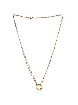 Cartier 2 Diamonds Love Pendant Necklace 18K Yellow Gold and Diamonds (view 2)