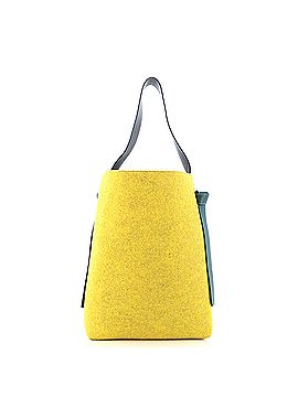 Céline Twisted Cabas Tote Leather and Felt Small (view 2)