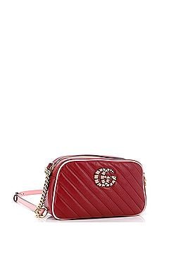 Gucci GG Marmont Shoulder Bag Diagonal Quilted Leather Small (view 2)