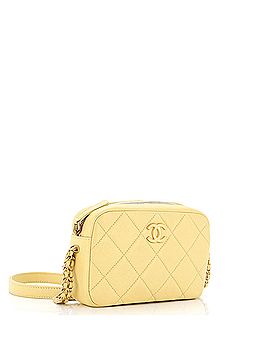 Chanel Chain Melody Camera Bag Quilted Caviar Small (view 2)