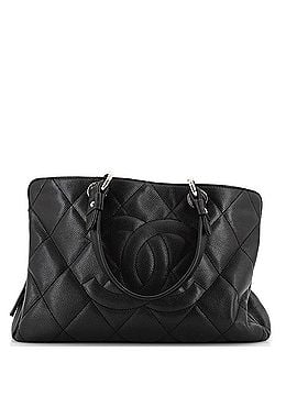 Chanel Timeless CC Soft Zip Tote Quilted Caviar Medium (view 1)