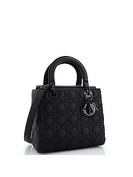 Christian Dior Ultra Matte Lady Dior Bag Cannage Quilt Calfskin Medium (view 2)