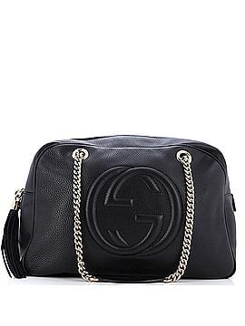 Gucci Soho Chain Zip Shoulder Bag Leather Medium (view 1)