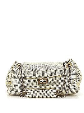 Chanel Drill Accordion Flap Bag Perforated Leather Large (view 1)