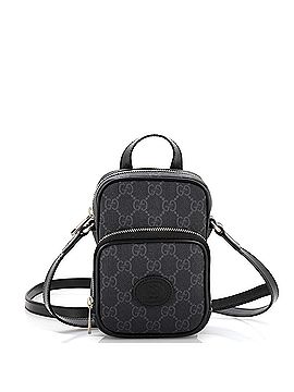 Gucci Interlocking G Patch Top Handle Crossbody Bag GG Coated Canvas Mini (view 1)