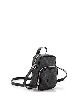 Gucci Interlocking G Patch Top Handle Crossbody Bag GG Coated Canvas Mini (view 2)