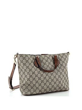 Gucci Convertible Soft Tote GG Coated Canvas Small (view 2)