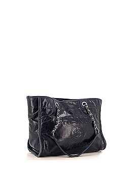 Chanel Deauville Tote Glazed Calfskin Small (view 2)