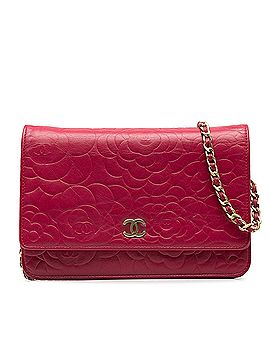 Chanel Camellia Wallet On Chain (view 1)