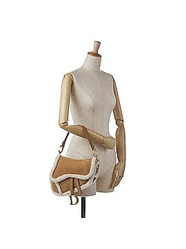 Dior Shearling Saddle Bag (view 2)