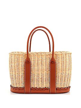 Hermès Picnic Garden Party Tote Wicker and Leather (view 1)