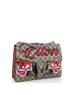 Gucci Dionysus Bag Embroidered GG Coated Canvas with Python Medium (view 2)
