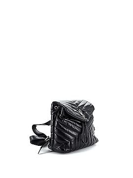 Saint Laurent LouLou Backpack Matelasse Chevron Leather Small (view 2)