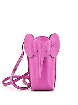 Loewe Elephant Pocket Crossbody Bag Leather (view 1)
