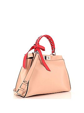 Fendi Peekaboo Bag Leather with Whipstitch Detail Regular (view 2)