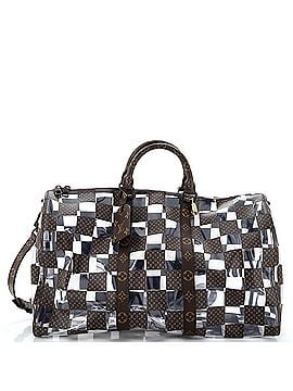 Louis Vuitton Keepall Bandouliere Bag Monogram Chess Coated Canvas and PVC 50 (view 1)