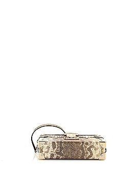 Louis Vuitton Petite Malle Handbag Lizard (view 2)