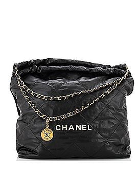Chanel 22 Chain Hobo Quilted Calfskin Large (view 1)