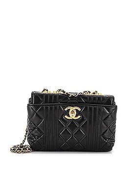 Chanel CC Hidden Flap Bag Quilted Lambskin Small (view 1)