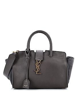 Saint Laurent Monogram Cabas Downtown Leather with Suede Baby (view 1)
