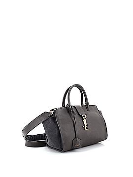 Saint Laurent Monogram Cabas Downtown Leather with Suede Baby (view 2)