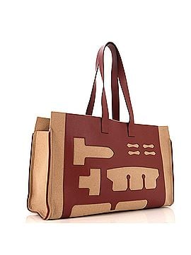 Hermès Petit H Skeleton Tote Leather with Felt GM (view 2)