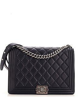 Chanel Boy Flap Bag Quilted Lambskin Large (view 1)