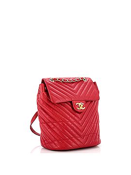 Chanel Urban Spirit Backpack Chevron Leather Small (view 2)