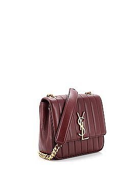 Saint Laurent Vicky Crossbody Bag Vertical Quilted Leather Medium (view 2)