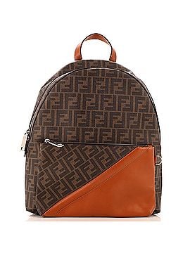Fendi Front Pocket Backpack Zucca Coated Canvas and Leather (view 1)