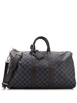 Louis Vuitton Keepall Bandouliere Bag Damier Cobalt 45 (view 1)