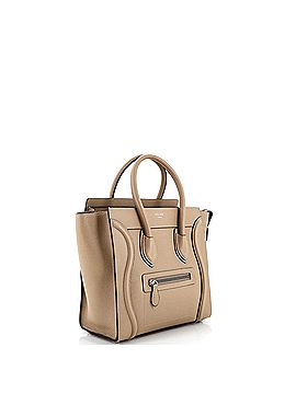 Céline Luggage Bag Grainy Leather Micro (view 2)