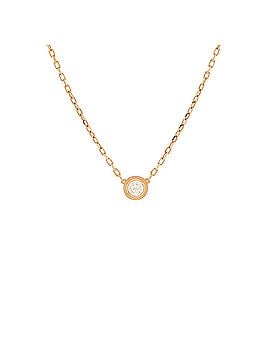 Cartier D'Amour Pendant Necklace 18K Rose Gold with Diamond Large (view 1)