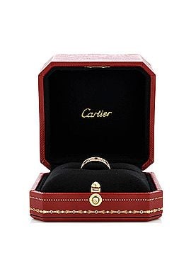 Cartier Love Wedding Band Pave Diamonds Ring 18K Rose Gold and Diamonds (view 2)