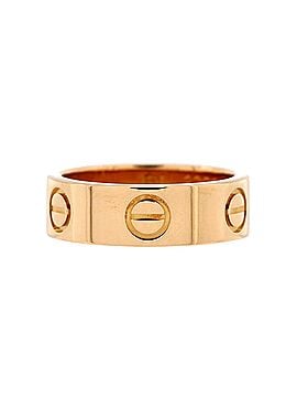 Cartier Love Band Ring 18K Rose Gold (view 1)