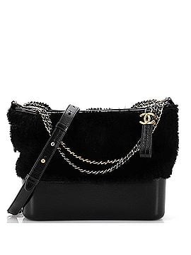 Chanel Gabrielle Hobo Shearling and Leather Medium (view 1)