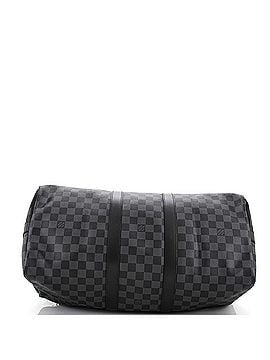 Louis Vuitton Keepall Bandouliere Bag Damier Graphite 45 (view 2)