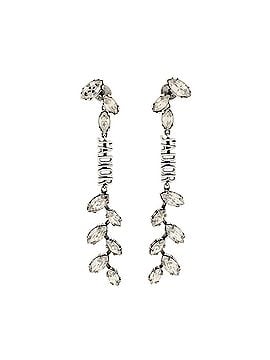 Christian Dior J'Adior Drop Earrings Metal with Crystals (view 1)