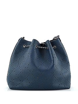 Chanel CC Drawstring Bucket Bag Perforated Caviar Large (view 2)