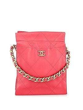 Chanel CC Drawstring Chain Hobo Quilted Lambskin Small (view 1)
