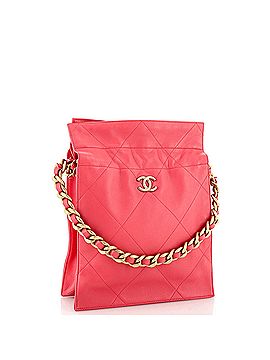Chanel CC Drawstring Chain Hobo Quilted Lambskin Small (view 2)