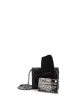 Chanel Classic Flap Card Holder on Chain Quilted Lambskin Mini (view 2)