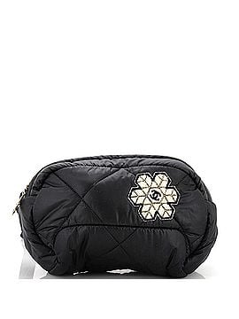 Chanel Coco Neige Waist Bag Quilted Nylon with Applique (view 1)