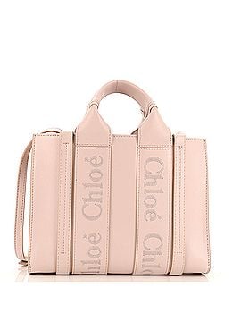 Chloé Woody Convertible Tote Leather Small (view 1)