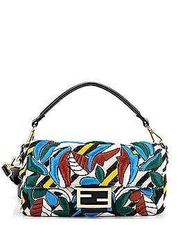 Fendi Baguette NM Bag Beaded and Embroidered Fabric Medium (view 1)